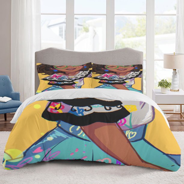 Encanto Bedding Sets Cartoon Duvet Cover Lightweight 3 Piece Bet Sets for Kids Boys Girls