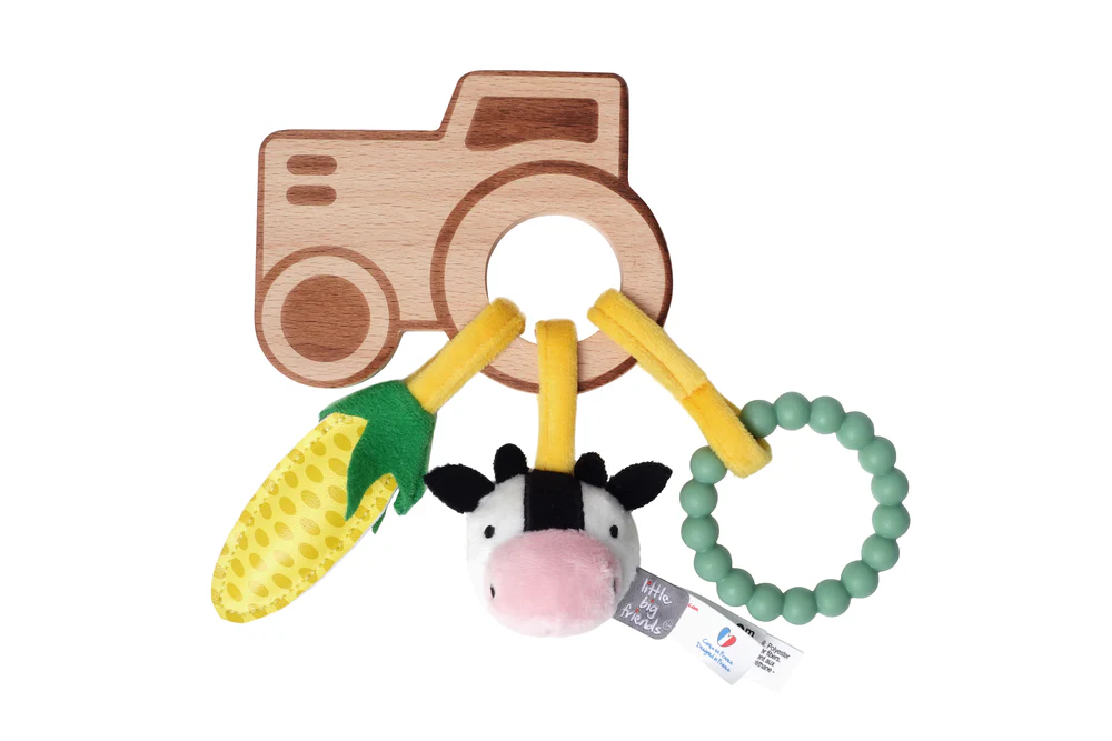 Little Big Friends - Sonajero De Madera - Granja