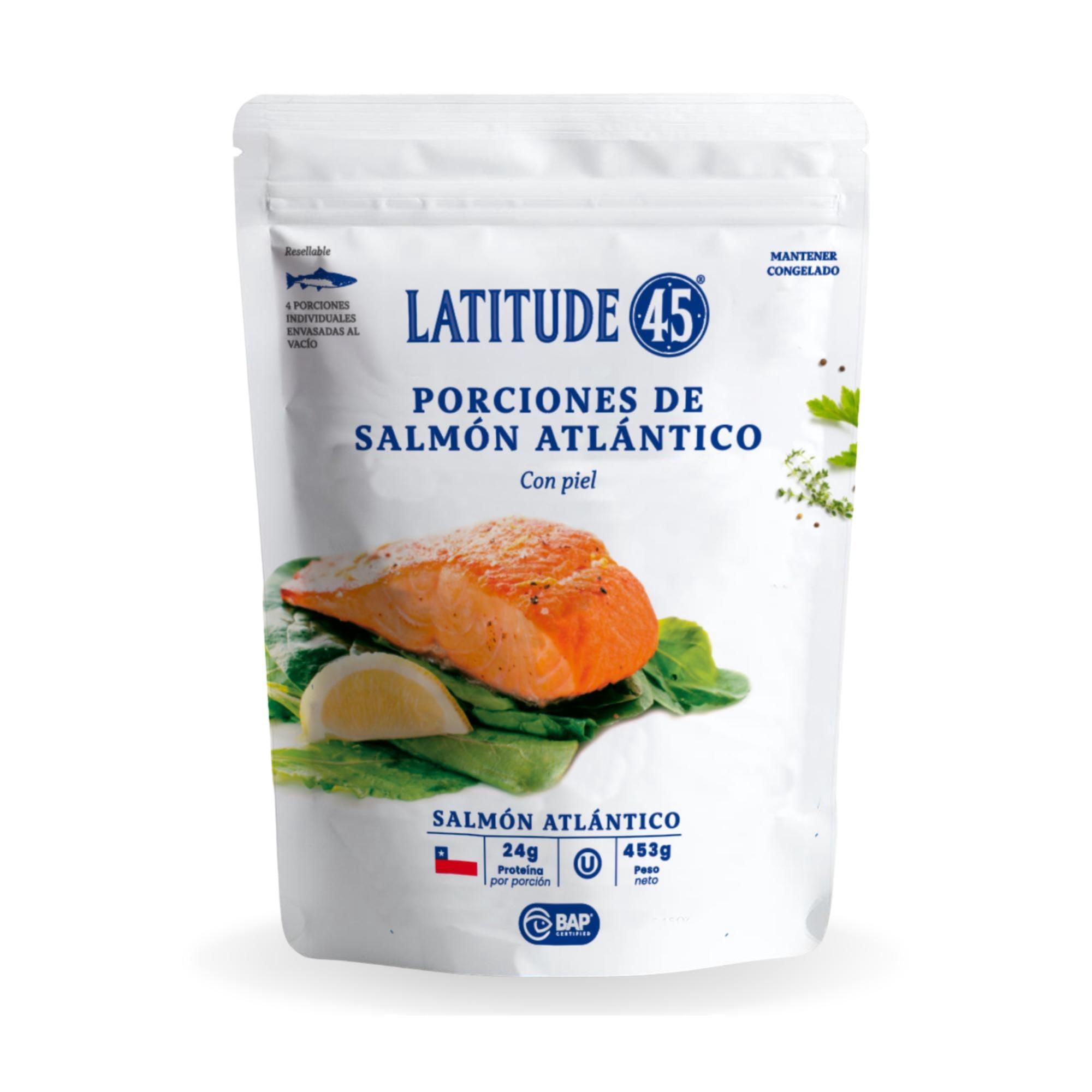 Salmón Porcion Tradicional 453 g Latitude 45