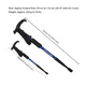 thumbnail image 2 of Baston Senderismo Trekking 3 Tramos Mango Antishock Retracti, 2 of 5