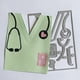 thumbnail image 3 of Troqueles De Metal Troquelados Para Ropa De Enfermera Para Hacer Tarjetas, 3 of 7