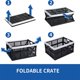 thumbnail image 4 of Set de 3 cajas plegables de 30 L Aebeky en negro y gris, 4 of 8