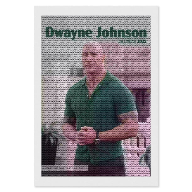 Dwayne Johnson Kits de Pintura de Diamantes para Adultos 5D DIY Diamond Art Kits Full Drill Diamond Dots para Regalo Decoración de Pared y Relajación Artes de Gemas 20*30cm