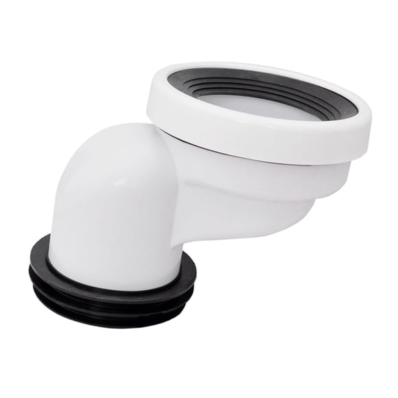 Conector De Brida De Inodoro Compensado PVC Para Reparación De Urinarios Limpieza Quitar 10cm