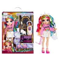 Muñeca Moderna Rainbow High Creative Crystals Amaya De 28 Cm Con Kit