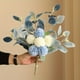 thumbnail image 5 of Beautiful Artificial Chrysanthemum Bouquet with Eucalyptus Leaves - Perfect for Home Decor, Weddings, and Holidays!, 5 of 5
