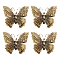 Genérico - Set Decorativo Pared Mariposa 3D Arte Estatua Bronce Jhn