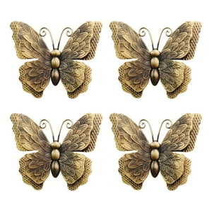 Genérico - Set Decorativo Pared Mariposa 3D Arte Estatua Bronce Jhn