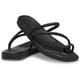 thumbnail image 1 of Sandalia Crocs Miami con lazo en el dedo, negra, talla 7 M, 1 of 6
