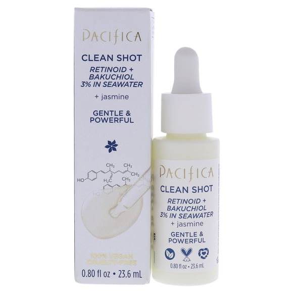 Retinoides Y Bakuchiol Por Ciento En Agua De Mar De Clean Shot De Para - Suero