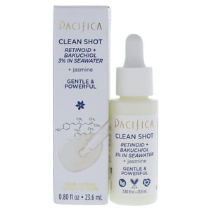 Pacifica - Retinoides Y Bakuchiol Por Ciento En Agua De Mar De Clean Shot De Para Unisex - Suero