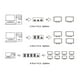 thumbnail image 4 of Splitter Adaptador Vga Multi Puerto Video Multiples Pantallas negro, 4 of 4