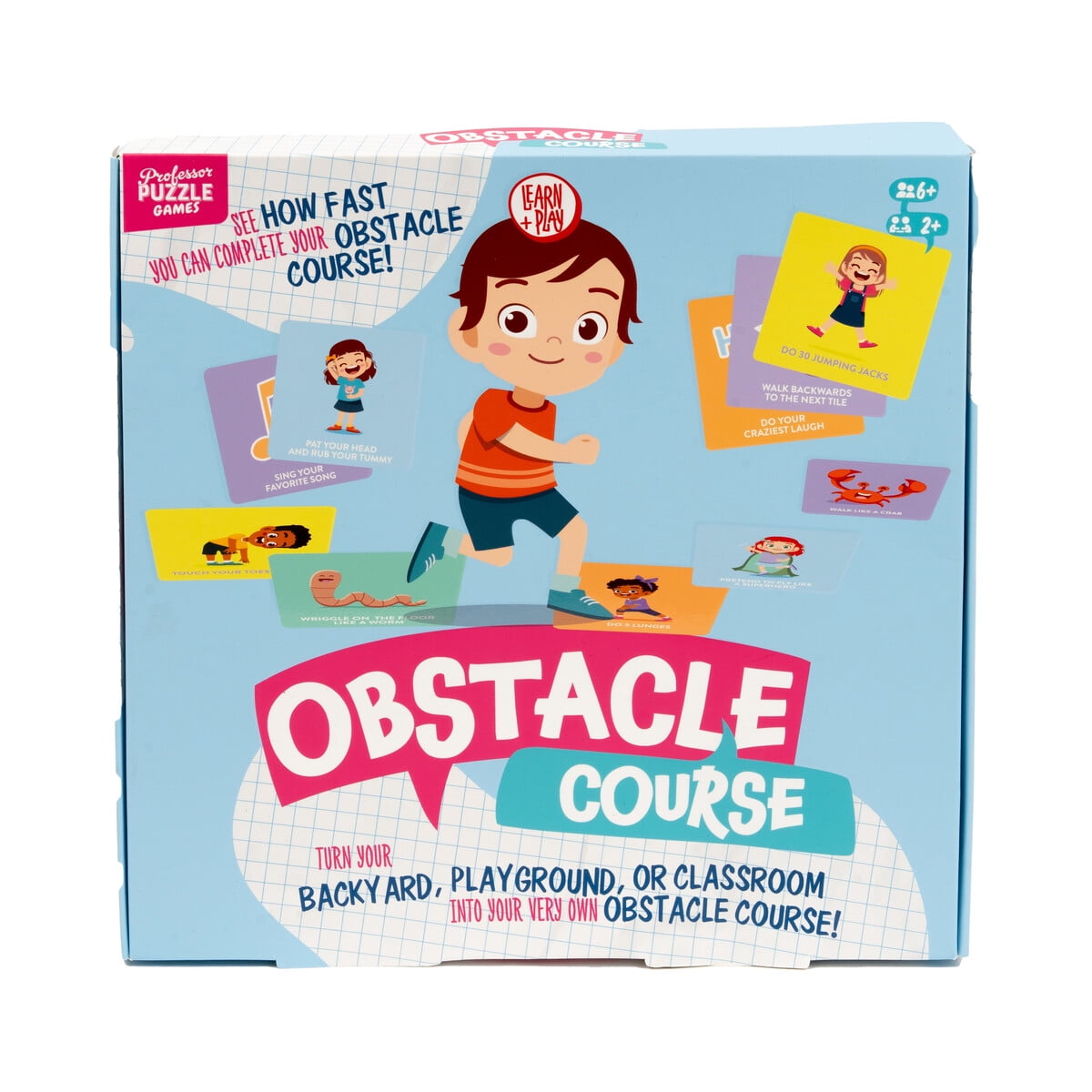 Juego Obstaculos Professor Puzzle 30 Piezas Interior Exterior