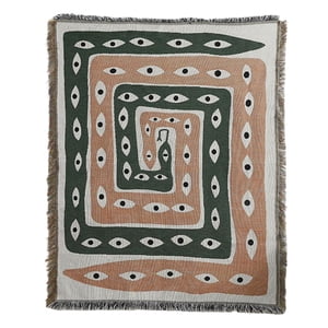 Magideal - Manta De Punto Boho, Edredón, Alfombra, Manta Tejida , Sofá, , Manta Decorativa Para Interior, Camping, Picnic, Senderismo, Playa