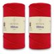 thumbnail image 1 of Cuerda de macramé S SENSY 4 mm rojo – Pack de 2 – 100 m, 1 of 2