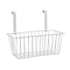 thumbnail image 5 of Cesta De Almacenamiento Colgante Estantes Para Champú Estante Para Colgar Detrás De La Puerta Blanco, 5 of 5