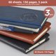 thumbnail image 4 of Cuaderno NIRMIRO A6 Paquete de 3 con Cubierta de Cuero y 408 Páginas, 4 of 7