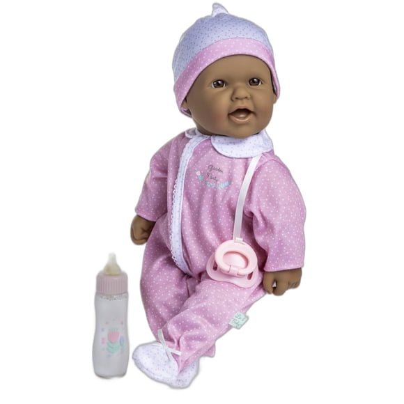 Baby Doll JC Toys La Baby Hispanic, 40 cm, suave y lavable para el cuerpo