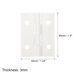 thumbnail image 2 of Uxcell 4Pack 45x34mm Bisagras Acrílicas Hardware Bisagra Plegable con Agujero de Montaje Blanco, 2 of 6