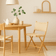 thumbnail image 3 of Silla Nido Plegable de Madera Rattan Natural, 3 of 7