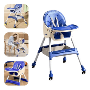 Genérico - Silla Comer Portátil Kinder Multiuso Con Ruedas