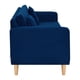 thumbnail image 5 of Sofa New Retro 3C + 2 Pouf Felpa 05 Azul Marino, 5 of 6