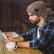 thumbnail image 5 of Gorro de invierno con forro de satén para mujer y hombre, gorro holgado con forro de seda para invierno, gorro de punto cálido con puños., 5 of 5