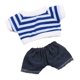thumbnail image 2 of Mini Ropa para Muñecas de 6 Pulgadas, Pantalones Vaqueros, Color Azul, 2 of 3