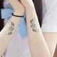 thumbnail image 2 of Angel Letters, Love Clover Semi-permanent Girls' Clavicle Arm Tattoo, 2 of 3