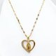 thumbnail image 3 of Collar Virgen María Corazón, Circón Aaa, Regalo Dorado, 3 of 3