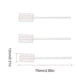 thumbnail image 3 of 60pcs/set Baby Gauze Toothbrush, Baby Oral Cleaning Brush, 100% Medical Cotton Brush Head Paper Stick, Gentle And Soft Tongue Cleaning Brush, Single Independent Vacuum Packaging, 3 of 5