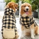 thumbnail image 5 of Abrigo de invierno acogedor para perros, chaqueta cortavientos para perros, estilo británico, a cuadros, para clima frío., 5 of 5