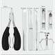 thumbnail image 2 of Kit Herramientas Uñas Encarnadas Set Pedicura Corta Uñas 7pz, 2 of 3