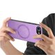 thumbnail image 3 of Magnetic Slim Case for iPhone 16e with Camera Guard & Anti-Scratch Back Purple, 3 of 5