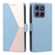 thumbnail image 4 of Cartera para Motorola Moto G86 en PU Tricolor, Funda con Solapa, Azul Claro, 4 of 6