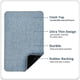 thumbnail image 2 of Alfombra de baño Bosap de goma ultrafina para baño, 43 x 68 cm, color azul, 2 of 6