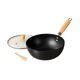thumbnail image 4 of Sartén Wok De Hierro Para El Hogar, Sin Revestimiento, Para Cocina De Inducción, Antiadherente, 28 Cm, 4 of 5