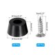 thumbnail image 2 of Uxcell Pies de Goma, Pies para Tabla de Cortar con Arandela de Acero Inoxidable y Tornillos para Electrodomésticos de Cocina 0.59"x0.31", 2 of 6