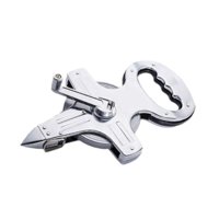 Magideal - Cinta Métrica Con Marco De Metal, Herramienta De Medición, Cabezal Cónico Preciso, Portátil, Fácil De Leer, Multiusos Para Construcción, Carrete De Ci 50M