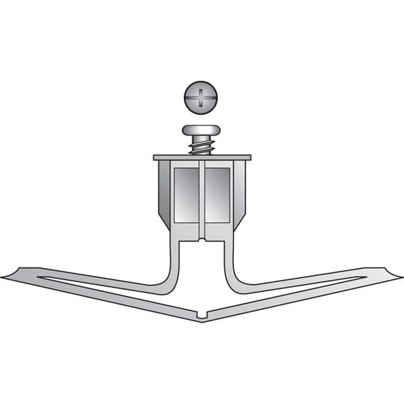 Pop-Toggle Anchors Hillman de 3/8 pulgadas. Diámetro x 3/8 pulgadas Zinc mediano L