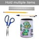 thumbnail image 5 of Bebé Tortuga-theme Cylinder Pen Holder Pencil Organizer with Flannel Lining PVC Leather Material Cardboard Base for study work 10*8CM, 5 of 6
