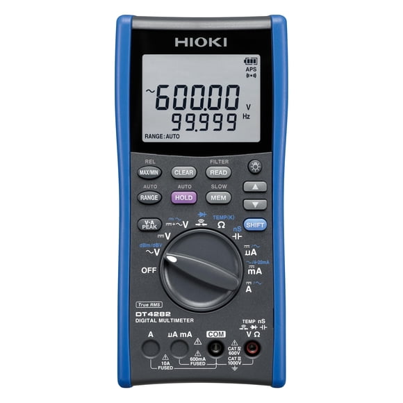 Multímetro Hioki DT4282 de 60 000 cuentas True RMS