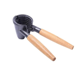 Disparo - Cascanuez Mango Madera 17Cm Diseño Elegante Color Negro