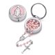 thumbnail image 5 of Collar de cuentas con forma de rosario SZQCZB Catholic para mujer, color rosa, 5 of 6