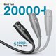 thumbnail image 3 of Cables de micrófono XLR InnoGear balanceados de 3 pines, 3 m, paquete de 6, 3 of 7