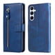 thumbnail image 1 of Funda tipo cartera para Samsung Galaxy A36 5G con bolsillo con cremallera y ranuras para tarjetas – Función de soporte Azul, 1 of 6