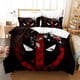 thumbnail image 2 of Deadpool Spiderman Quilt Duvet Cover Set Doona Cover Soft Kids Bed Linen3-Piece Bedding Set, 2 of 5