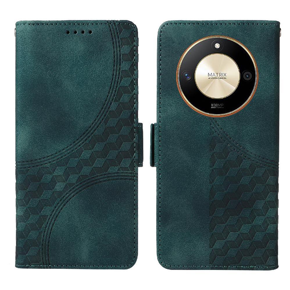 Carcasa Foxdock Honor X50 De Cuero Pu, Diseño Acolchado Clásico, Protección Contra Caídas Y Rayones