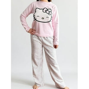 Pijama Micropolar Mujer Hello Kitty Rosa L