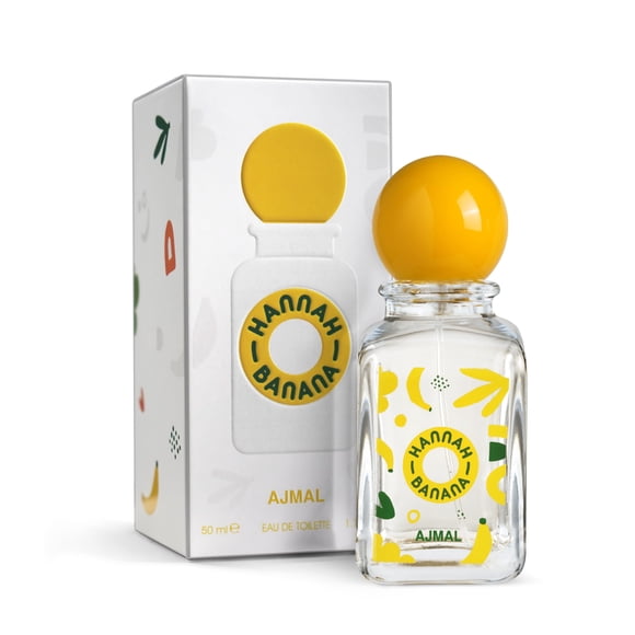 Perfume Ajmal Kids Hannah Banana Eau de Toilette para niños, 50 ml